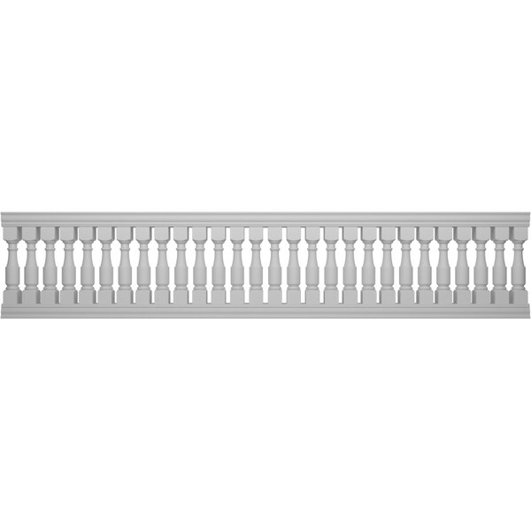 Ekena Millwork Fiberthane Hamilton Balustrade Railing Kit Style A (6 7/8" On-Center Spacing to Pass 4" Sphere Code) BALK42X192HMA - main